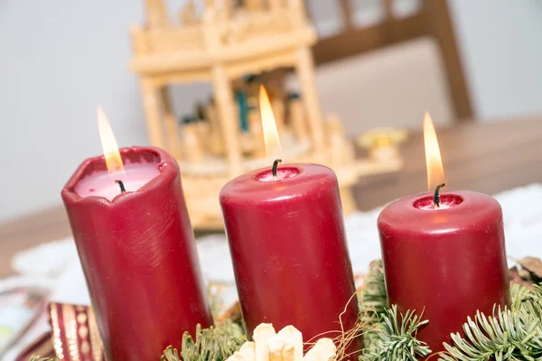 Adventskranz — Stockfoto