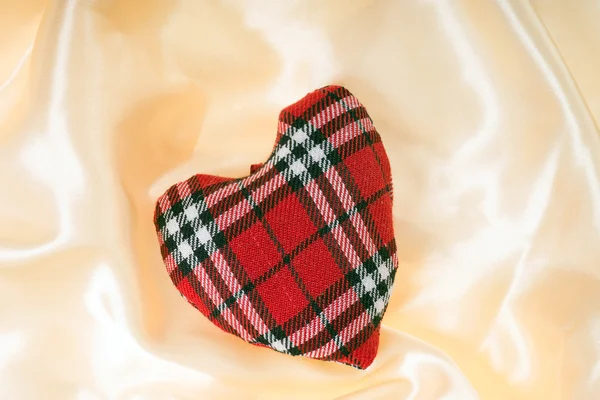 Fabric heart — Stock Photo, Image