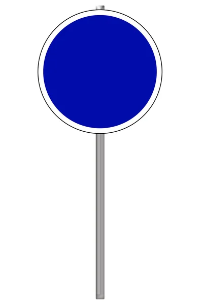 Round traffic sign — Stock Photo, Image