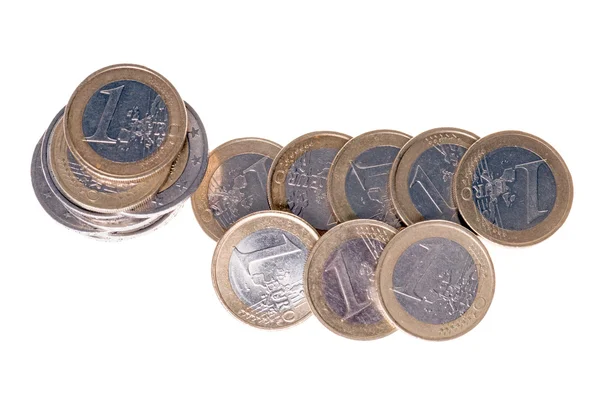 Κέρματα ευρώ — Φωτογραφία Αρχείου