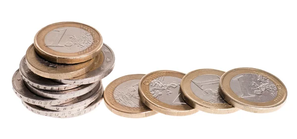 Euro coins — Stock Photo, Image