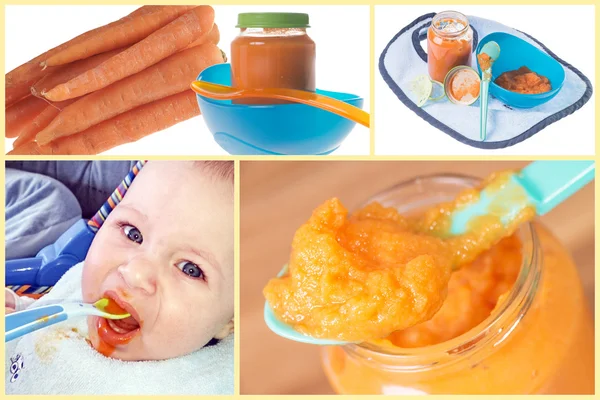 婴儿食品 — 图库照片