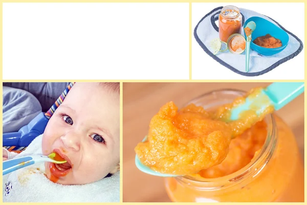 Alimentos para bebés Fotografia De Stock
