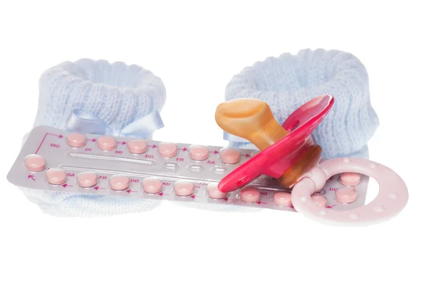Anti baby pill — Stock Photo, Image