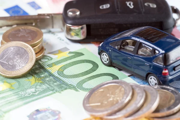 Voiture et argent Images De Stock Libres De Droits