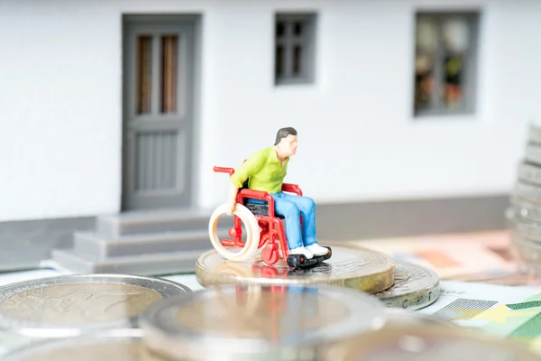 Pengguna kursi roda — Stok Foto