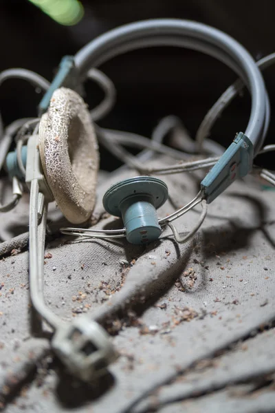 Fones de ouvido antigos — Fotografia de Stock