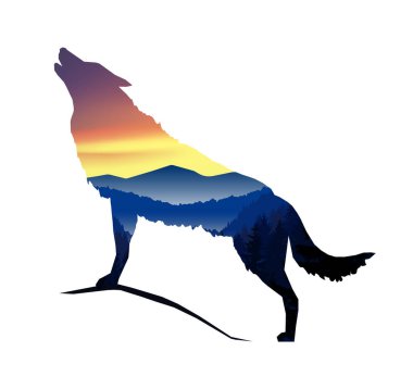 Batı Çölü. Kayalar. Uçan Kartallar. Sarı gökyüzü.