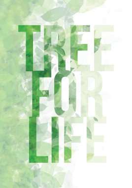 Pro oluşturma ile arkaplan ağacı illüstratörü oluştur