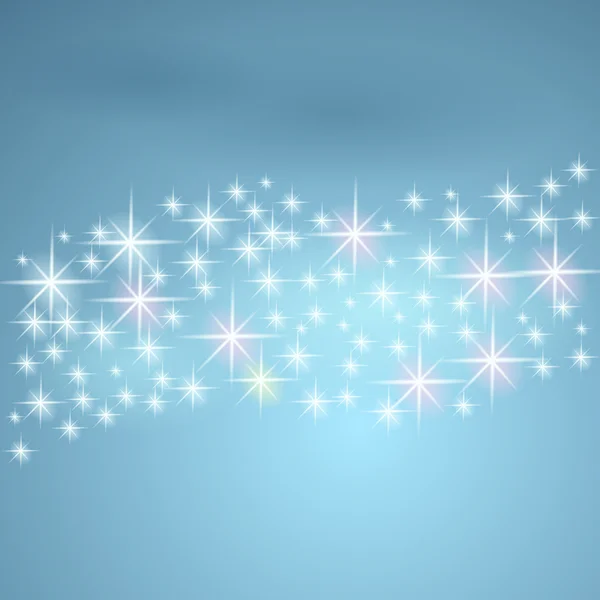 Étoiles et ciel nocturne. Illustration vectorielle eps10 . — Image vectorielle