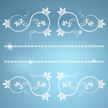 Monogram tasarım ile çerçeve ve süslemeleri.