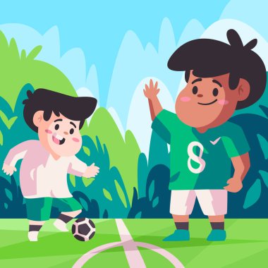 Babasıyla futbol oynayan çocuklarla, babasıyla futbol oynayan çocuklarla spor yapan çocuklarla.