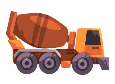 Blender karıştırıcı beton yapıcı inşaat aracı taşıyıcı sarı oyuncak