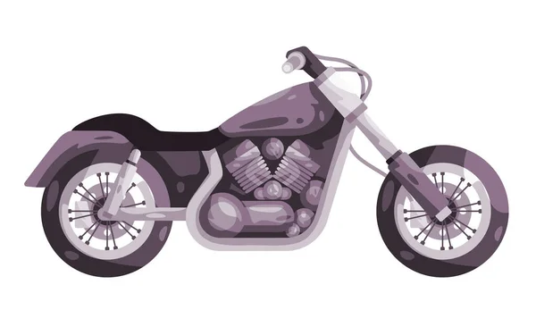 Desenho de Motocicleta cruiser para colorir