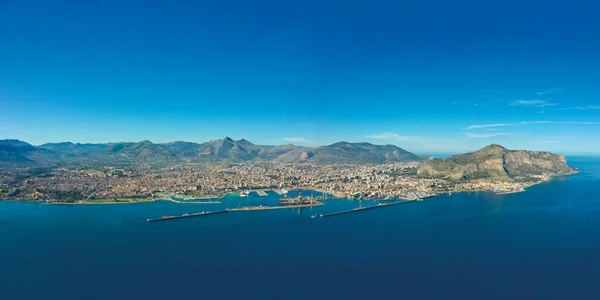 Aerial Landscape Palermo Sicily Italy — Stock Photo, Image