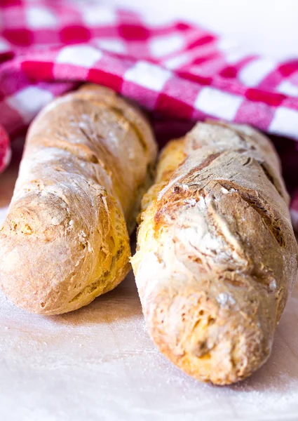 Homemade Baguette bread — Stock Photo, Image