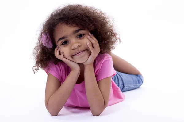 Sonriente chica feliz — Foto de Stock