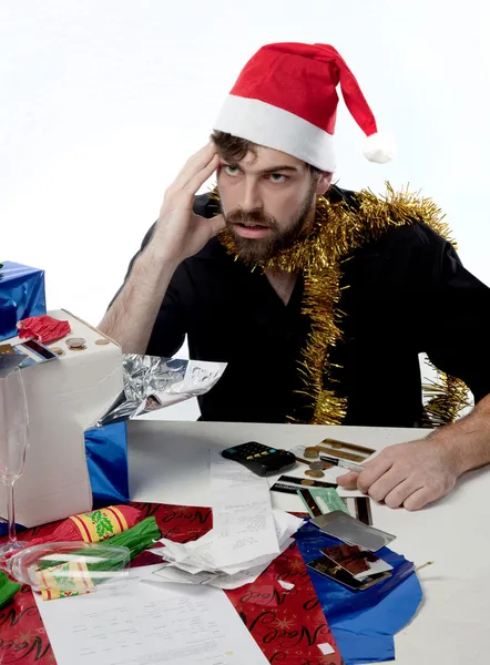 Finanzas navideñas — Foto de Stock