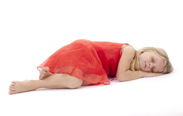 Little blonde sleeper — Stock Photo, Image