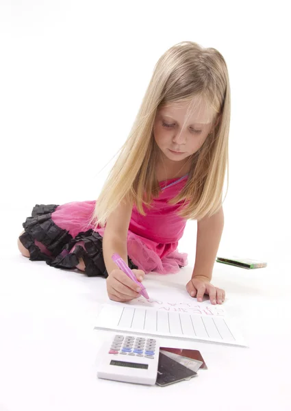 Children and money — Stock Photo, Image