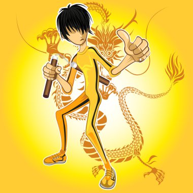 Kungfu Master clipart