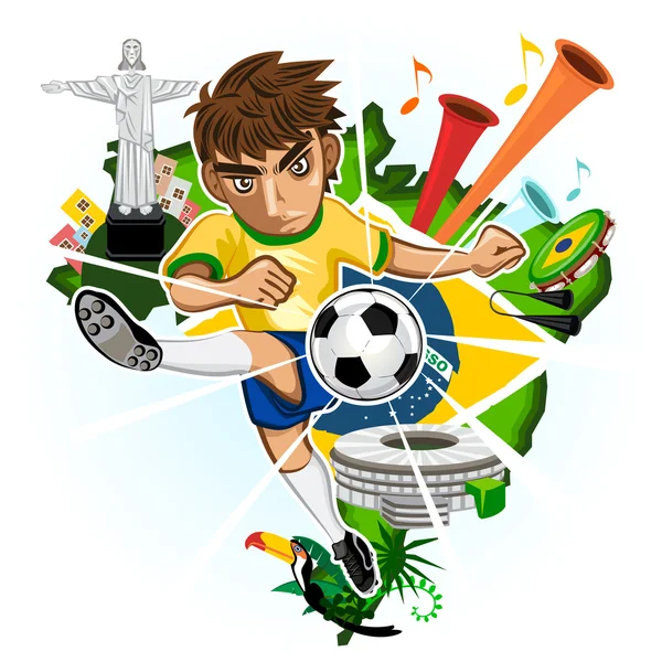 Brasilien-Cup — Stockvektor