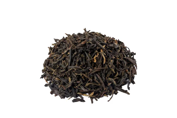 Yunnan Black Tea Heap Isolated White Background — Stock Photo, Image