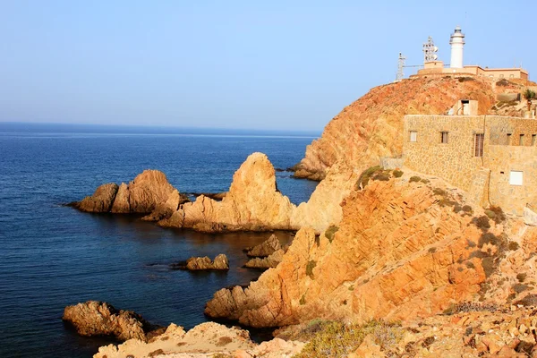 Φάρος του cabo de gata Εικόνα Αρχείου