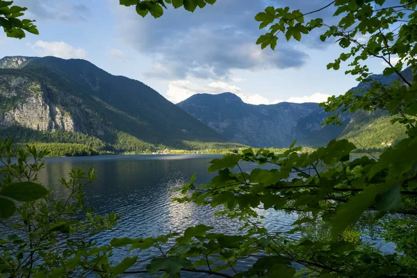 Piękny Krajobraz Jeziora Górach — Zdjęcie stockowe