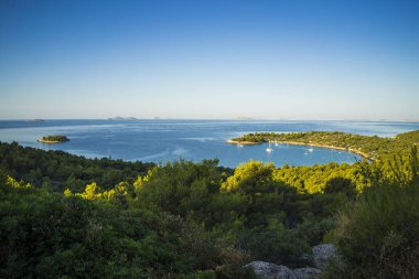 beautiful view of the sea and island