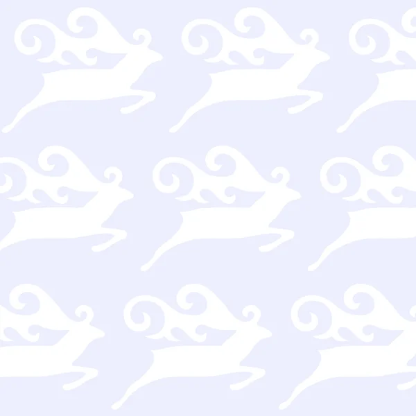 Fond gris cerf de Noël — Image vectorielle
