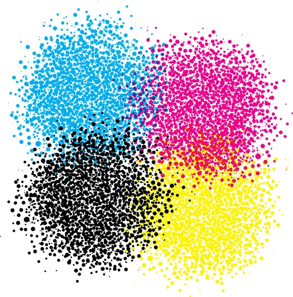 Smyc blot of dots, vector — Stock Vector