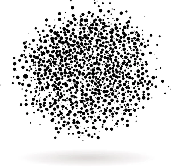 Blot of dots, vector — Stock Vector