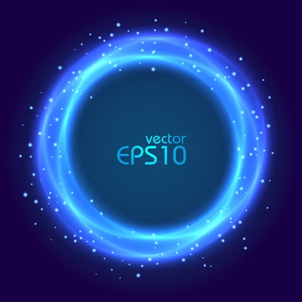 soyut mavi parlak daire