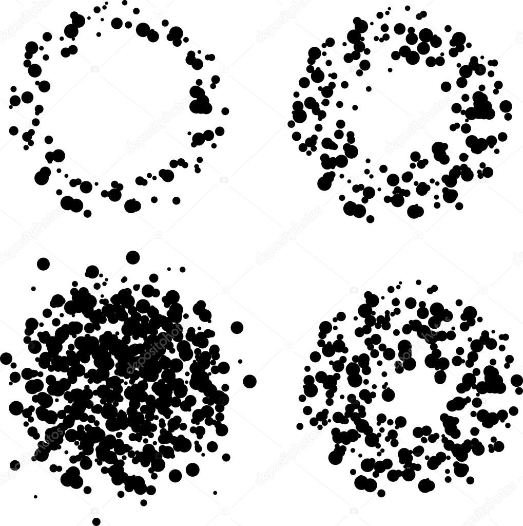 Dot circles bubbles