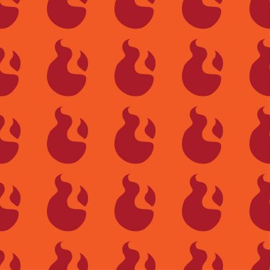 Ateş vektörü çiziminin kusursuz deseni