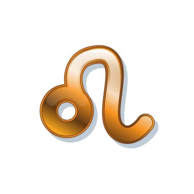 Beyaz arkaplanda izole edilmiş Zodiac işaret vektörü çizimi