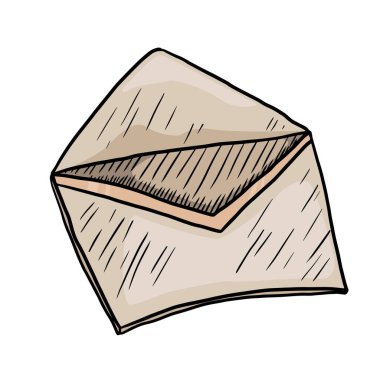 Zarf el çizilmiş vektör resimlerini aç