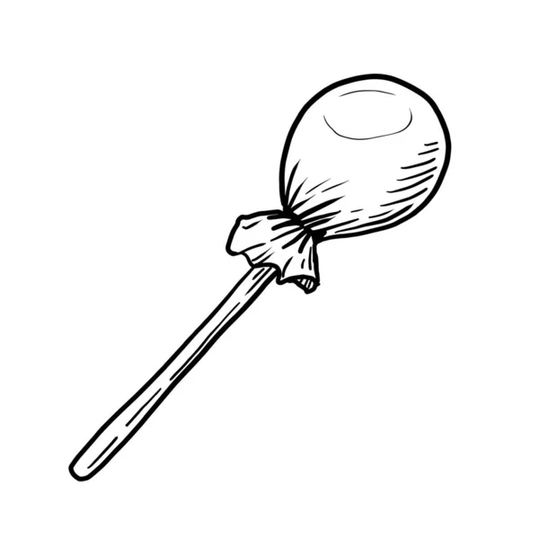 Lollipop Vector Illustration Isolated White Background — Vector de stock