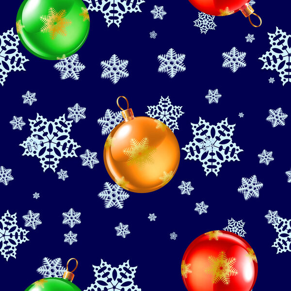 seamless snowflake pattern