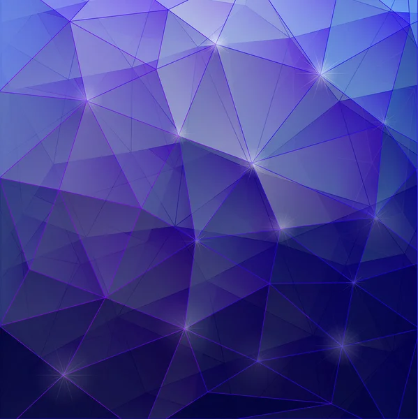 Blauwe driehoek — Stockvector
