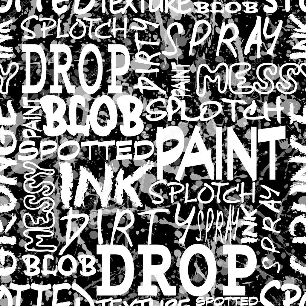 FONT SEAMLESS BLACK Stock Vector by ©dyha1965 40285513