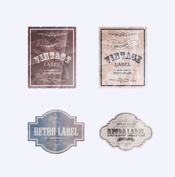 RETRO LABELS06 — Stock Vector