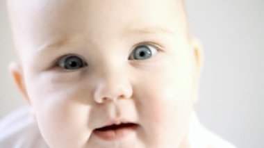 parlak portre sevimli bebek