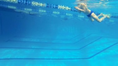 breaststorke stil Yüzme güzel sualtı görüntüleme