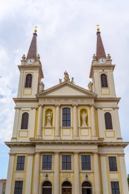 Macaristan, Szombath 'taki Ziyaret Katedrali' nin Hanımefendisi.