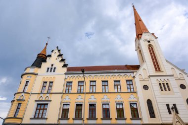 Szombath, Macaristan 'daki Saint Norbert Manastırı güneşli bir günde