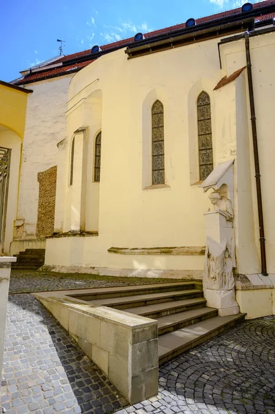 Ruas Pannonhalma Lado Abadia Beneditina Dia Verão Hungria — Fotografia de Stock