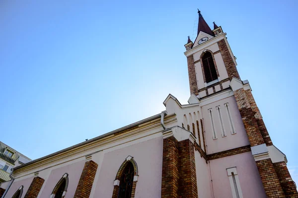 Evangelische Kerk Zalaegerszeg Hongarije Een Zonnige Dag — Stockfoto