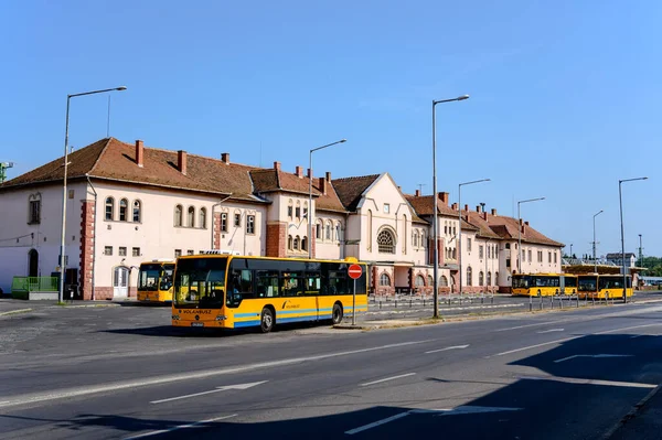 Залагершег Угорщина Серпня 2021 Залізнична Автобусна Станція Залаегерсегу Угорщина — стокове фото